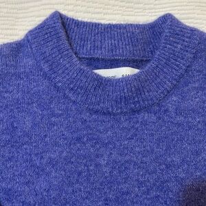 Samsoe Alpaca wool crew neck sweater.